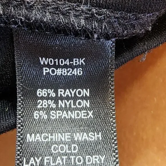 Betabrand Classic Dress Black Pant Yoga Bootcut Medium Pull on Elastic waistband - Picture 4 of 5